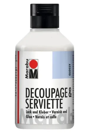 MARABU Colle-vernis pour serviette, Brillant, 250ml Nouvelle Collection