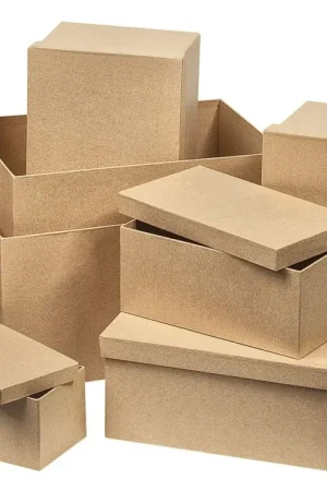 Offre Exclusive Boîtes en carton VBS « Rectangle », set de 7