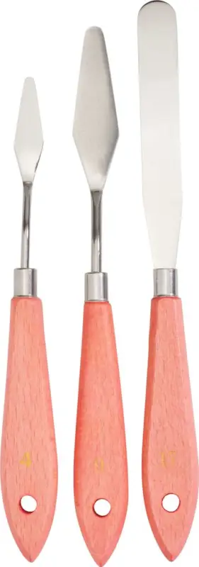 Couteaux et spatules à peindre VBS, set de 3 Vente Flash
