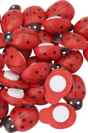 Prix Cassé Pièces à disperser « Coccinelles », 36 pc., env. Ø 2 cm