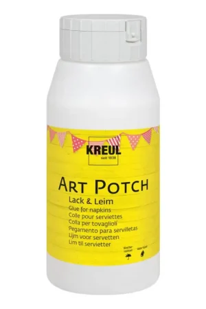 Produit De Marque Colle-vernis pour serviettes KREUL Art Potch « Mat », 771 g / 750 ml