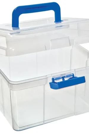 Boîte de rangement VBS, en plastique, 21,5 x 21,5 x 15 cm Promotion