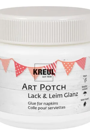 Colle-vernis pour serviettes KREUL Art Potch « Brillant », 159 g / 150 ml Dernière Chance