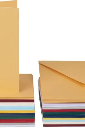 Authentique Cartes doubles avec enveloppes VBS « Christmas », A6, 40 pc.