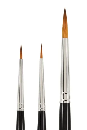 Pinceaux synthétiques Kolinex « Superfins », set de 3 Must-Have