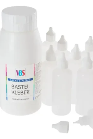 Colle de bricolage VBS « Lot recharge », 795 g, 20 flacons vides inclus Offre Du Jour