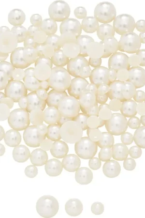 Prix Bas Demi-perles, 130 pc., Nacre