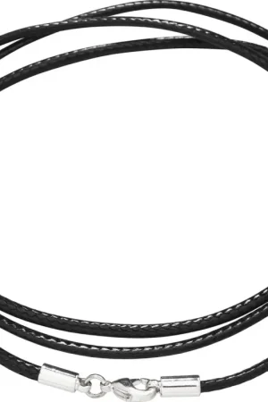 Offre Spéciale Collier Frame en coton, Noir, env. 70 cm