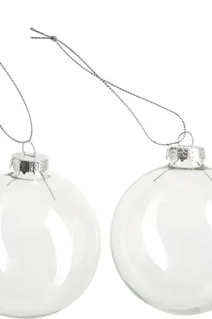 Boule en verre, Ø 8 cm, 2 pc. Prix Promo