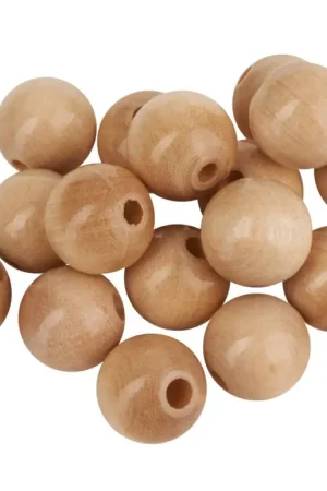 Nouvelle Collection Perles en bois, Ø 15 mm