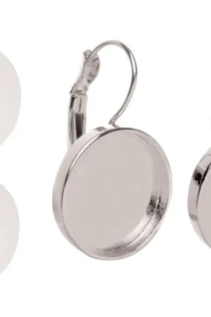 Acheter En Ligne Dormeuses cabochons, 2 pc.