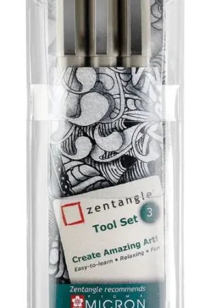 Pas Cher Zentangle Fineliner, set de 3