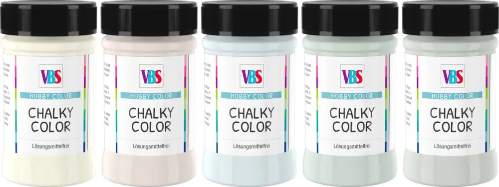 Meilleure Vente Set de peintures VBS Chalky Color « Basic »