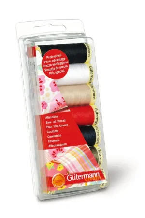 Marque Set de fils à coudre Gütermann « Couleurs de base », 7x100m
