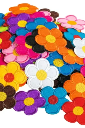 Applications thermocollantes VBS « Mélange de fleurs », 120 pc. Populaire