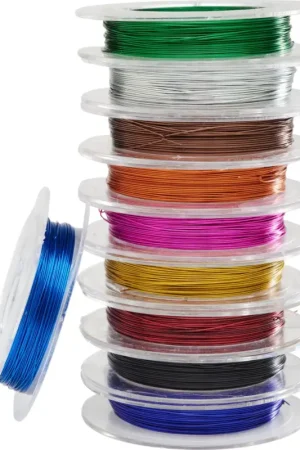 Fil alu déco VBS, 10 rouleaux de 10 m Meilleur Prix