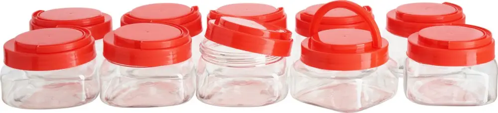 Boîtes plastiques à couvercle à vis VBS, 150 ml, 10 pc. Offre Spéciale