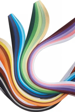 Bandes de quilling VBS « Multicolore », 5 mm, 500 pc. Prix Cassé