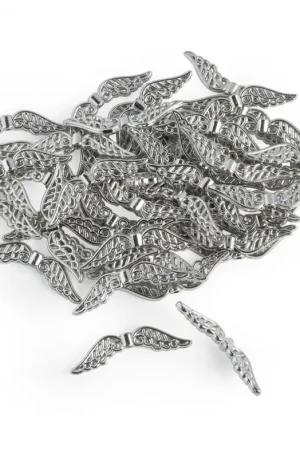 Certifié Perles en forme d'ailes VBS, 50 pc.