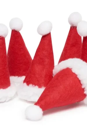 Bonnets de Noël VBS, 6 pc. Authentique