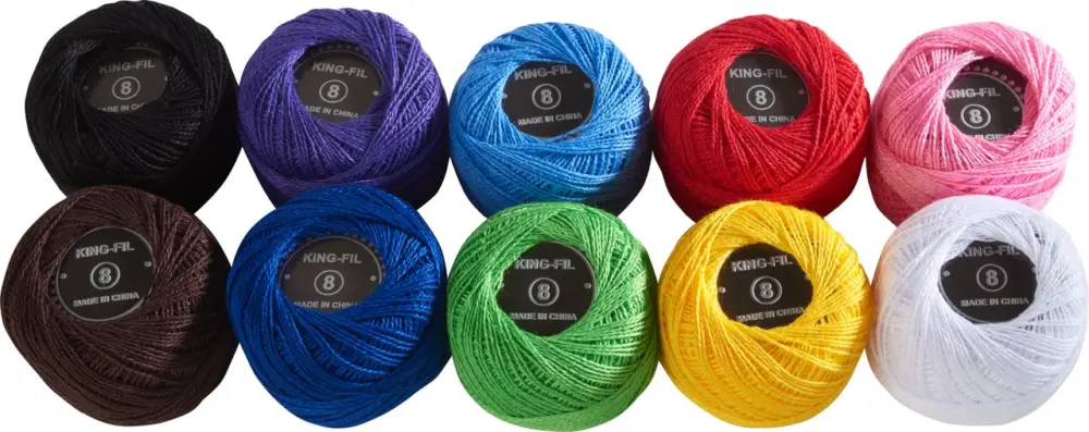Paiement Sécurisé Fil à crocheter VBS « Assortiment multicolore », 10 bobines de 86 m
