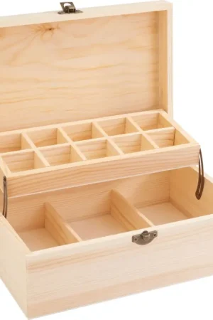 Boîte de rangement en bois VBS « Twin » Promotion