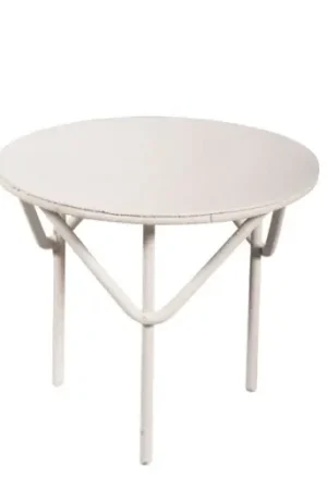 Mini-salon de jardin, 3 pc., Blanc, 2 chaises + 1 table Offre Spéciale