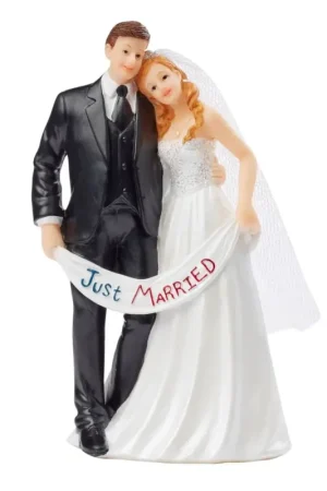 Couple de mariés « Just Married », env. 13,5 x 7 cm Promotion