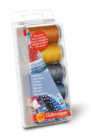 Super Prix Set de fils à coudre Gütermann « Jeans », 5 bobines