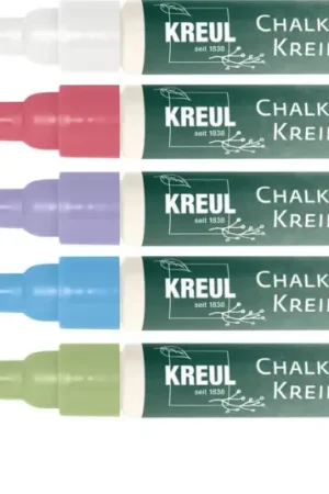 Marqueurs craie chalky KREUL, set de 5 Usine Directe