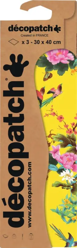 Vente Flash Papier Décopatch « Dreams of Flowers », 3 pc.