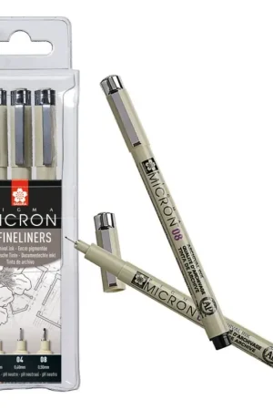 Top Vente Fineliners Pigma Micron, set de 3