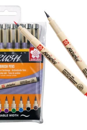 Acheter En Ligne Feutres pinceaux Pigma Brush, set de 9