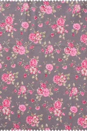 Tissu au mètre « Rosenborg », Rosé/Taupe Expédié Aujourd'hui