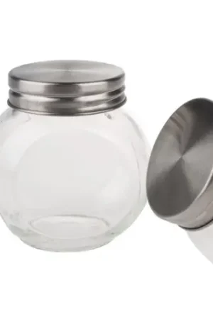 Bocaux inclinés en verre VBS, 4 pc. Paiement Sécurisé