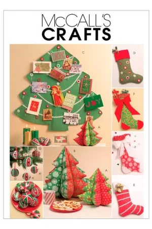 Patron McCall's M5778 « Décos de Noël » Expédition Rapide