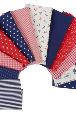 Assortiment de tissus Westfalen « Hambourg », 12 coupons de 48 x 48 cm Retour Gratuit