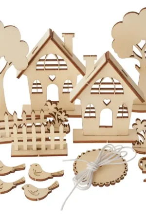 Achat Immédiat Kit de construction en bois « Cabanons », 25 pc.