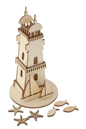 Livraison Express Kit de construction en bois « Phare », 25 pc.