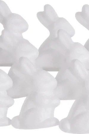 Lapins en polystyrène VBS, 10 pc. Nouvelle Collection