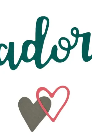 Petit Prix Gabarit d'estampe Sizzix Thinlits « J'adore »