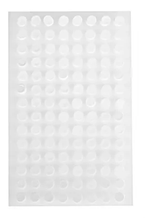 Expédié Aujourd'hui Pastilles velours crochet, Blanc, 112 pc., Ø 6 mm