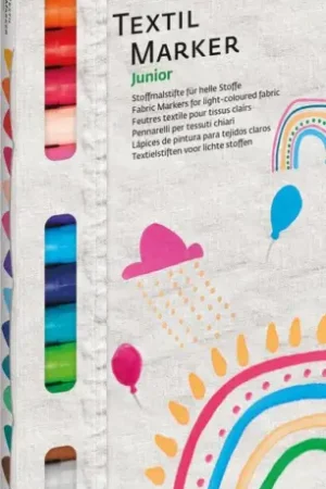 Pas Cher Feutres textiles medium KREUL « Junior », set de 18