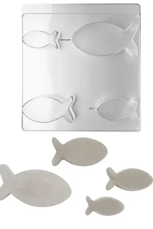 Moule « Poissons » 4 tailles, P 3 cm Haute Qualité