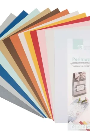 Carton nacré, 13 feuilles Bon Plan