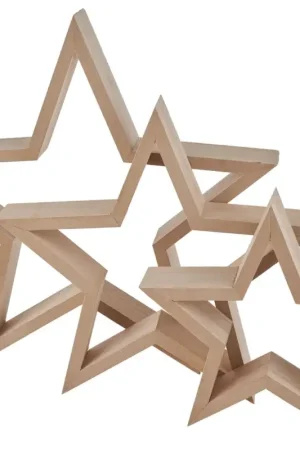Étoiles en bois VBS « Frame » Prix Cassé