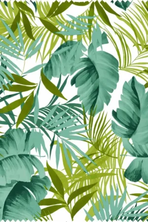 Tissu imprimé au mètre « Monstera Jungle » Quantité Limitée