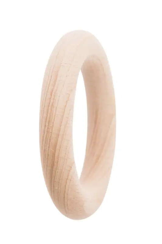 Anneau en bois pour hochet Rico Design, Ø 7 cm, Naturel Jusqu'à Épuisement Des Stocks