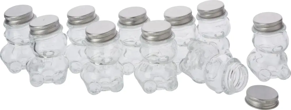 Marque Bocaux en verre ourson VBS, 10 pc.