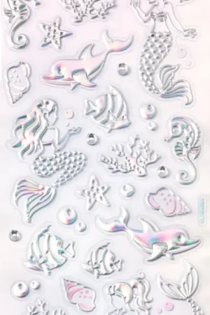 Stickers métallisés « Sirène » Offre Spéciale